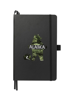 Journalbooks Black 5.5'' x 8.5'' FSC Mix Bound Notebook