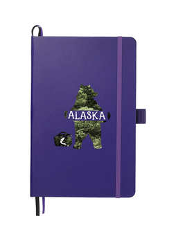 Journalbooks Purple 5.5" x 8.5" FSC Mix Bound Notebook