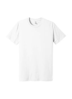 Bella + Canvas Men's White Made In The USA Jersey T-Shirt