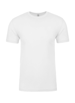 Next Level Men's White Unisex Cotton T-Shirt