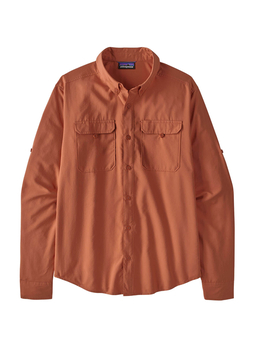 Patagonia Men's Sienna Clay Long-Sleeved Self-Guided Hike Shirt