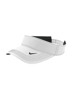 Nike White Dri-FIT Swoosh Visor