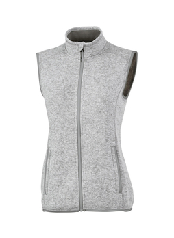 Charles River Women's Light Grey Heather Pacific Heathered Vest