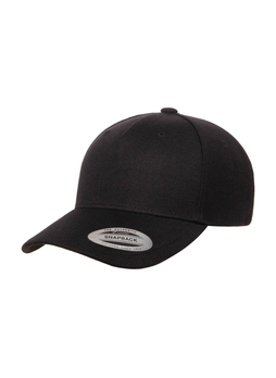 Yupoong Black Classic Premium Snapback Hat