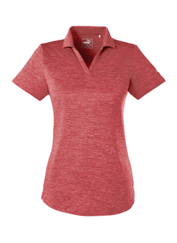 PUMA Women's High Risk Red Icon Heather Polo
