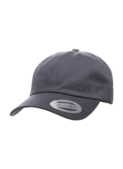 Yupoong Dark Grey Low-Profile Cotton Twill Dad Hat