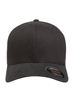 Flexfit Black Brushed Twill Hat