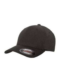 Flexfit Black 5-Panel Poly-Twill Hat
