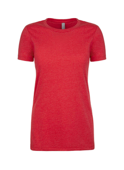 Next Level Women's Red CVC T-Shirt