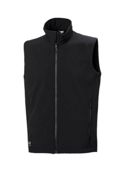 Helly Hansen Men's Black Manchester 2.0 Softshell Vest