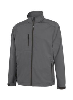 Charles River Men's Steel Grey Axis Soft Shell Jacket