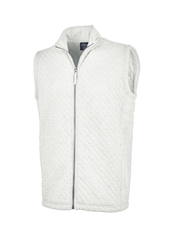 Charles River Men's Oatmeal Heather Franconia Quilted Vest