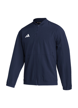 Adidas Men's Team Navy Blue/White Travel Woven Jacket