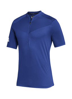 Adidas Men's Team Royal Blue / White Sideline Quarter-Zip Jacket