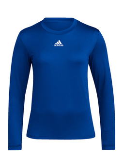 Adidas Women's Team Royal Blue / Team Royal Blue / White Long-Sleeve Fresh Bos T-Shirt