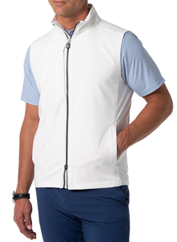 B Draddy Men's White Sport Everyday Vest