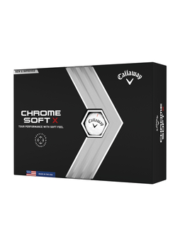 Callaway White Golf Chrome Soft X Golf Balls