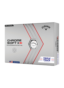 Callaway White   Golf Chrome Soft X LS Triple Track Golf Balls