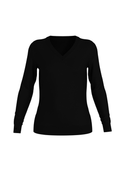 Callaway Women's Black Ink Golf V-Neck Sweater