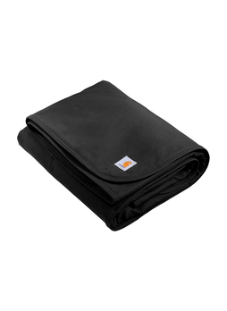 Carhartt Black Firm Duck Sherpa-Lined Blanket