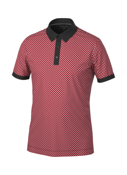Galvin Green Men's Red / Black Mate Polo