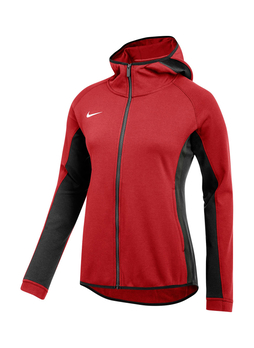 Nike Women's Team Scarlet/Team Black Dri-Fit Showtime Full-Zip Hoodie