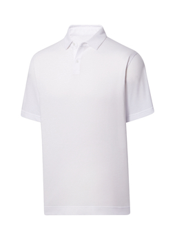 FootJoy Men's White drirelease Solid Jersey Polo