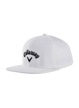 Callaway White   Golf Flat Bill Hat