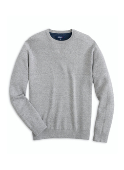 Johnnie-O Men's Light Gray Medlin Sweater