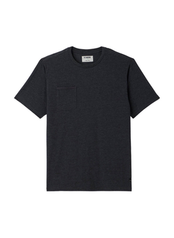 Linksoul Men's Black Heather Sur Pocket Crew T- Shirt