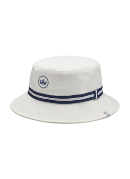 Peter Millar White Crown Seal Oxford Bucket Hat