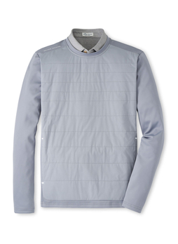Peter Millar Men's Gale Grey Bond Elite Crewneck