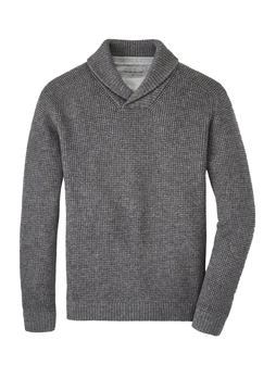 Peter Millar Men's Gale Grey Miland Popover Shawl