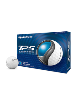 TaylorMade White TP5 Golf Balls 2024