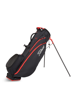 Titleist Black/Black/Red Players 4 Carbon Stand Bag