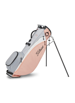 Titleist Peach/Gray/White Players 4 Carbon Stand Bag