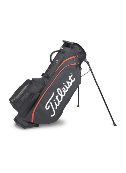 Titleist Black / Black / Red Players 5 Stand Bag