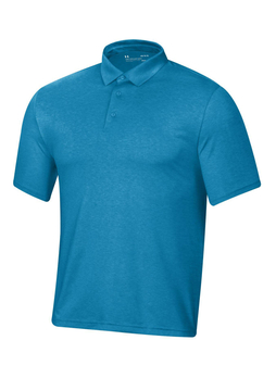 Under Armour Men's Cosmic Blue Heather Playoff 3.0 Heather Polo