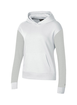 Under Armour Women's White/Silver Heather All Day Fleece Hoodie