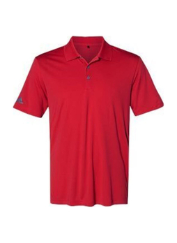 Adidas Men's Red Performance Polo