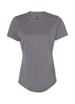Adidas Women's Black Heather Sport Short-Sleeve T-Shirt