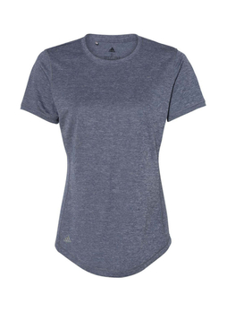 Adidas Women's Collegiate Navy Heather Sport Short-Sleeve T-Shirt