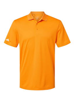 Adidas Men's Bright Orange Basic Sport Polo
