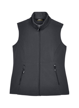 Core 365 Women's Carbon Cruise Two-Layer Fleece Bonded Soft Shell Vest