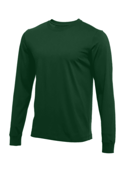 Nike Men's Noble Green Long-Sleeve T-Shirt