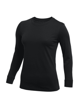 Nike Women's Black Long-Sleeve T-Shirt