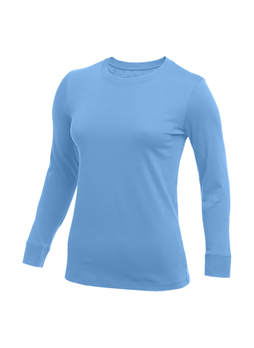 Nike Women's Valor Blue Long-Sleeve T-Shirt