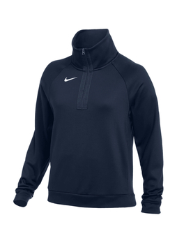 Nike Women's Team Navy Therma Fleece Training Half-Zip