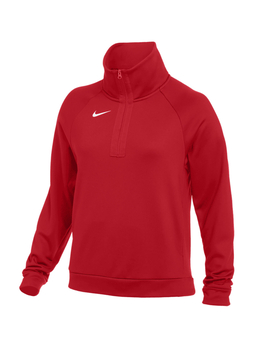 Nike Women's Team Scarlet Therma Fleece Training Half-Zip