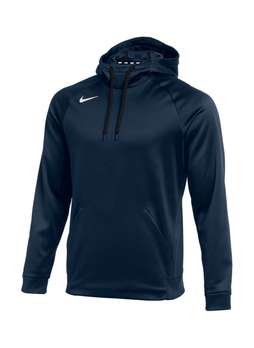 Nike Men's Team Navy / White Therma-FIT Fleece Hoodie